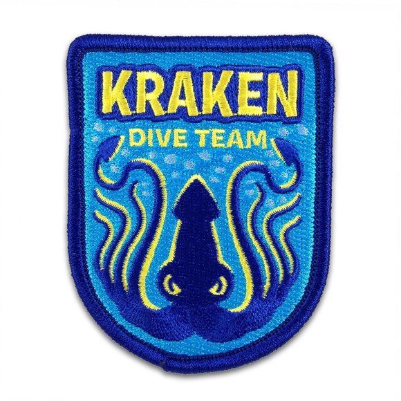 Karaken Dive Team Embroidered Patch - Picture 1 of 1